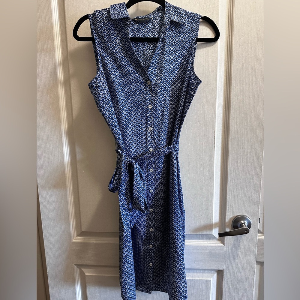 Brooks Brothers blue knee length Dress